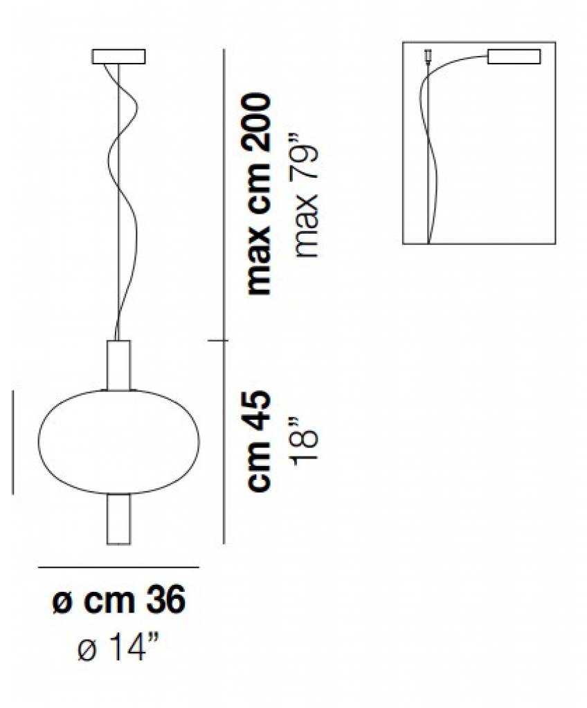 LED-Glaspendelleuchte Riflesso SP1